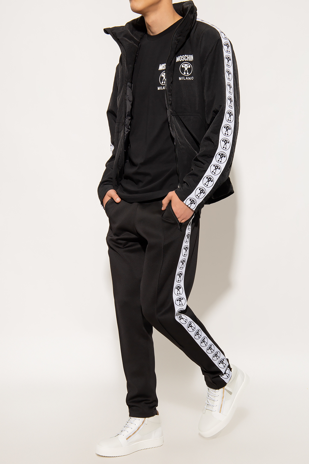 Moschino tracksuit mens best sale